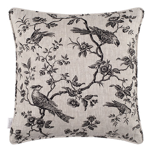 Isabelle Cushion Cover in Black