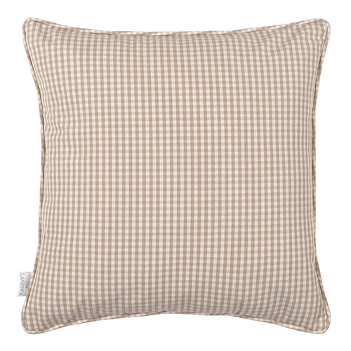 Cushion cover in Natural Longford Gingham