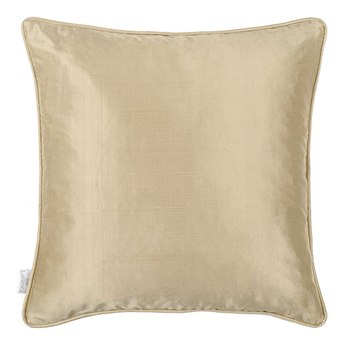 Plain Silk Cushion Cover in Royal Oyster
