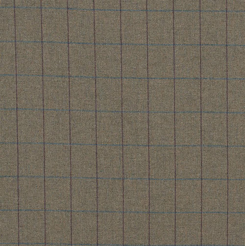 Talisker Lovat Wool Check Fabric
