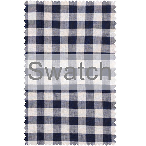 Swatch of Killarney Linen in Indigo Blue