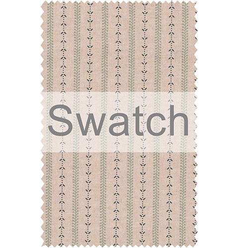 Swatch of Cottage Stripe in Indigo 