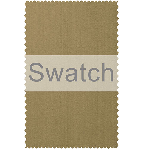 Swatch of Faux Silk in Dull Gold
