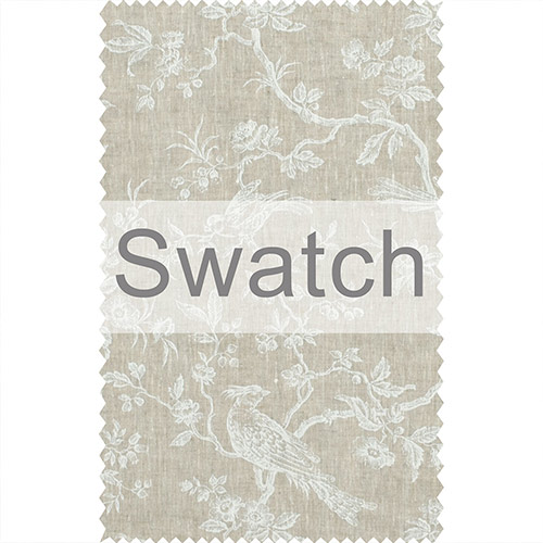 Swatch of Isabelle Linen in White