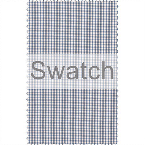 Swatch of Longford Gingham in Azure Blue
