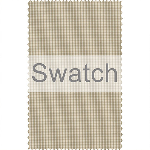Swatch of Longford Gingham in Natural