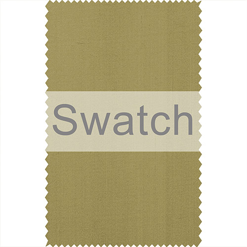 Swatch of Plain Silk Dupion in Antique Gold