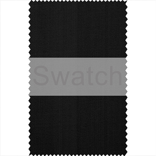 Swatch of Silk Dupion in Black