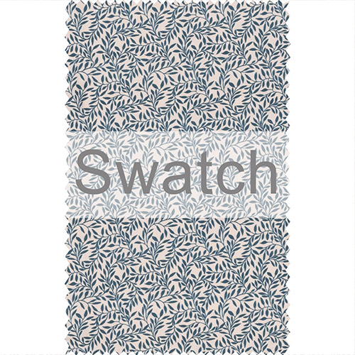 Swatch of Spring Leaf in Indigo