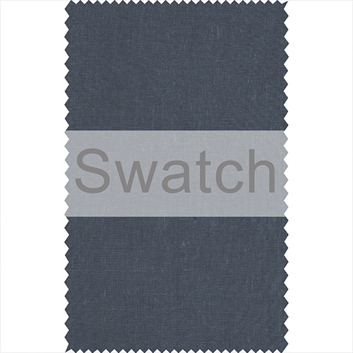 Swatch of Waterford Linen in Indigo Blue