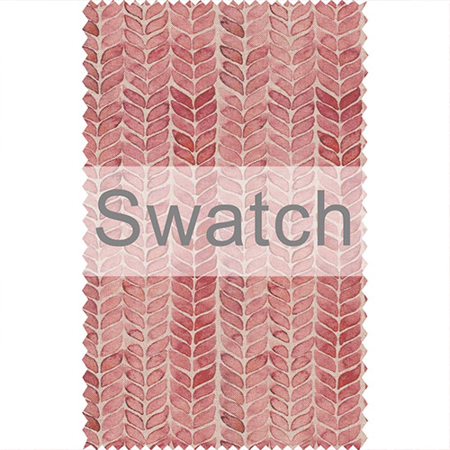 Swatch of Watercolour Leaf in Red