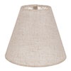 Empire Candle Clip Shade in Natural Lana Voile