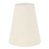French Cone Candle Clip Shade in Cream Waterford Linen
