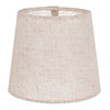 French drum Candle Clip  Shade in Natural Lana Voile