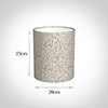 Cylinder Shades - Jim Lawrence - 20cm Medium Cylinder Shade in Grey Marl Arbour - 20cm Medium ...