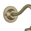 Club Wall Light in Burnished Brass