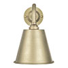 Club Wall Light in Burnished Brass