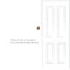Square Door Bell Cover in Antiqued Brass with Ceramic Bell Push