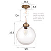 Fulbourn Fine Fluted Pendant Light in Antiqued Brass