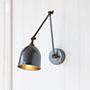Borough Articulated Wall Light in Polished