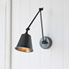 Club Articulated Wall Light in Polished
