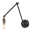 Articulated Wall Light in Matt Black