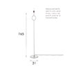 Portland Floor Lamp in Stone