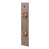 2 Gang Brass Dolly Architrave Switch Antiqued