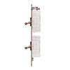 2 Gang Brass Dolly Architrave Switch Antiqued