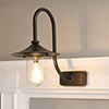 Granary Light in Matt Black