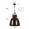 Lexington Pendant Light in Bronze Metallic