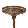 Putney Fine Fluted Pendant Light in Antiqued Brass
