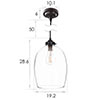 Walcot Pendant Light in Matt Black 