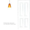 Evesham Amber Pendant Light in Antiqued Brass