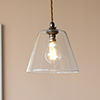 Ashley Pendant Light in Antiqued Brass