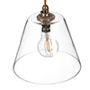 Ashley Pendant Light in Antiqued Brass