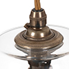 Ashley Pendant Light in Antiqued Brass