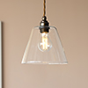 Ashley Pendant Light (ES) in Antiqued Brass