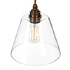 Ashley Pendant Light (ES) in Antiqued Brass