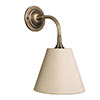 Ashfield Wall Light in Antiqued Brass