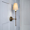 Mayfair Wall Light in Antiqued Brass