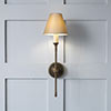 Mayfair Wall Light in Antiqued Brass