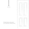 Ashley Fine Fluted Bathroom Pendant In Nickel