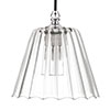 Ashley Fluted Bathroom Pendant In Nickel