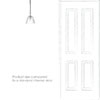 Ashley Fluted Bathroom Pendant In Nickel