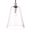 Evesham Fine Fluted Bathroom Pendant In Nickel