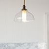 Octavia Bathroom Pendant in Antiqued Brass