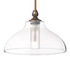 Langley Bathroom Pendant in Antiqued Brass