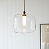 Addington Bathroom Pendant in Antiqued Brass