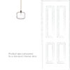 Addington Fluted Bathroom Pendant in Antiqued Brass
